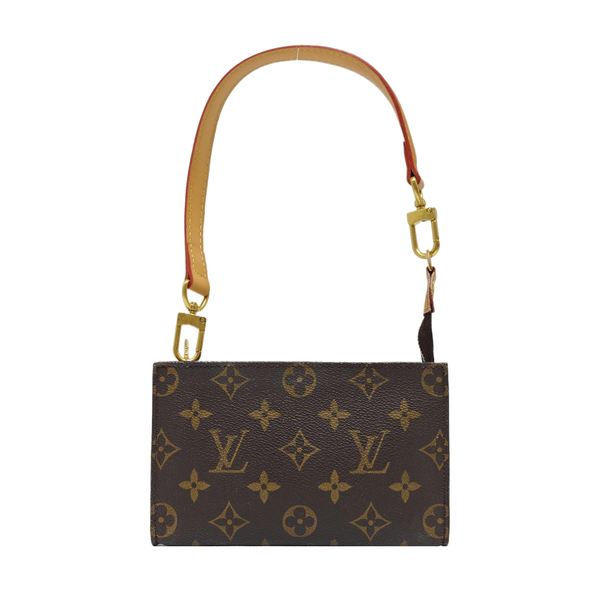 BUCKET Monogram Coated Canvas Brown