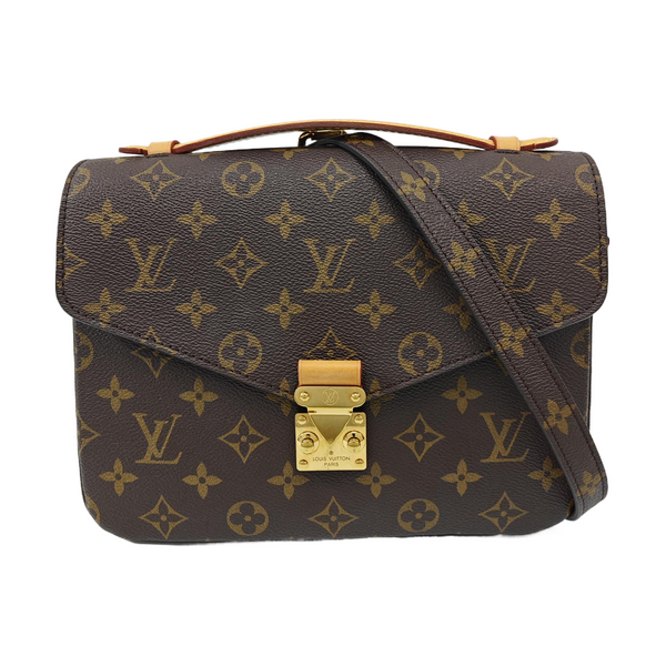 MÉTIS MM Monogram Coated Canvas Brown