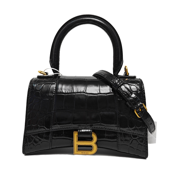 Hourglass XS Calfskin Black