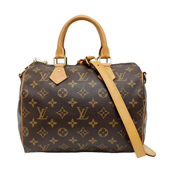 SPEEDY 25 Lona Monogram Revestida Marrón