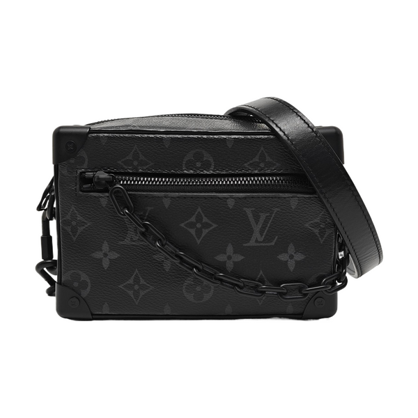 SOFT TRUNK Mini Monogram Coated Canvas Black