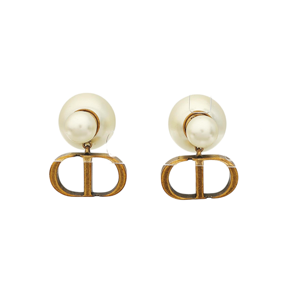 Dior Tribales Metal White Earrings