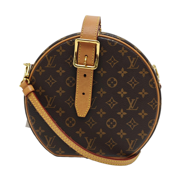 BOITE CHAPEAU PM Monogram Coated Canvas Brown