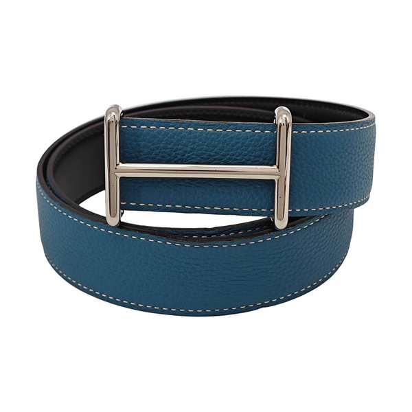 Leather Belt Blue