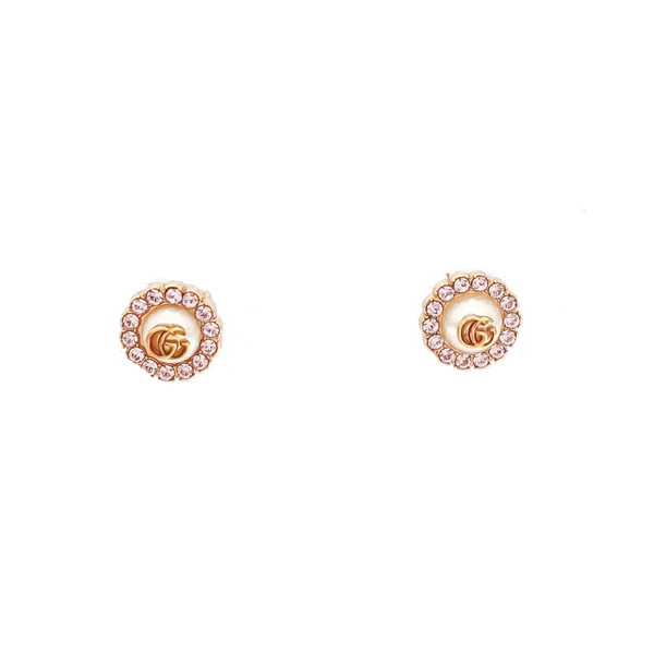 Metal Rose Gold Stud Earrings
