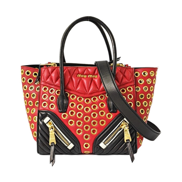 Quilted Lambskin Red