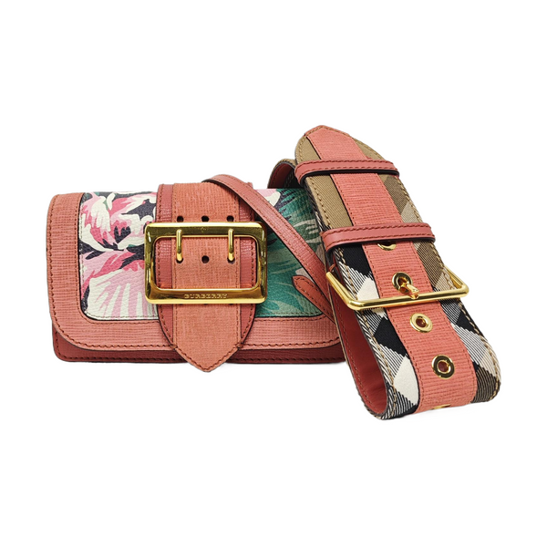 Buckle Small Calfskin Pink