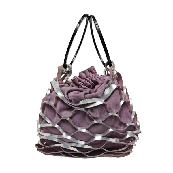 Special Material Shoulder Bag Purple
