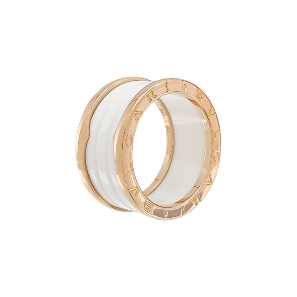 Anillo B.ZERO1 de oro rosa de 18k UE 60