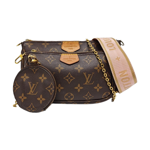 MULTI Monogram Coated Canvas Brown