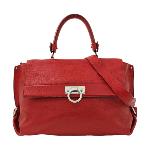 Sophia Large Calfskin Red