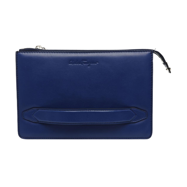 Calfskin Clutch Blue