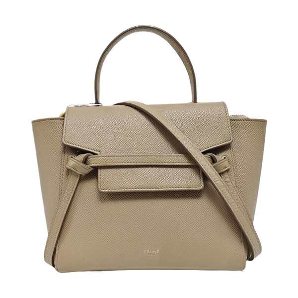 BELT Nano Calfskin Beige