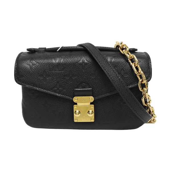 MÉTIS EAST WEST Monogram Calfskin Black