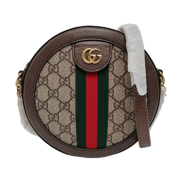 Ophidia Mini Monogram Lona Revestida Beige