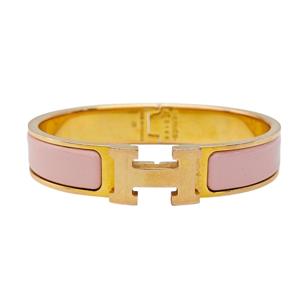 Clic H Metal Gold Bangle