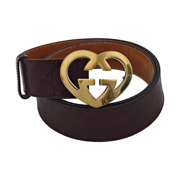 Leather Belt Red