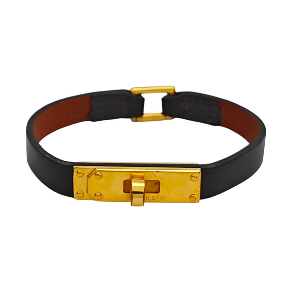 Micro Kelly Metal Black Bangle