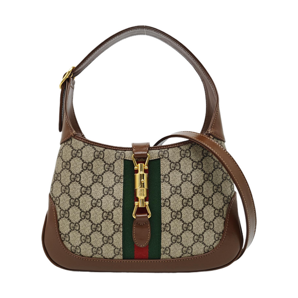 Jackie 1961 Small Monogram Coated Canvas Beige