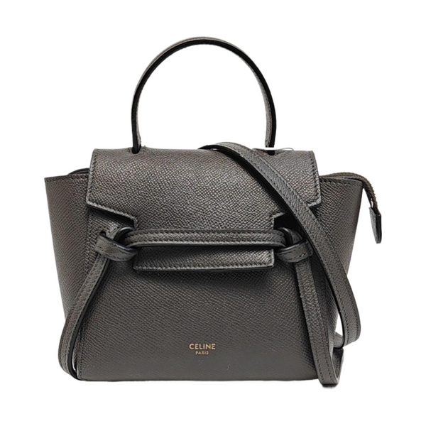 BELT PICO Calfskin Gray