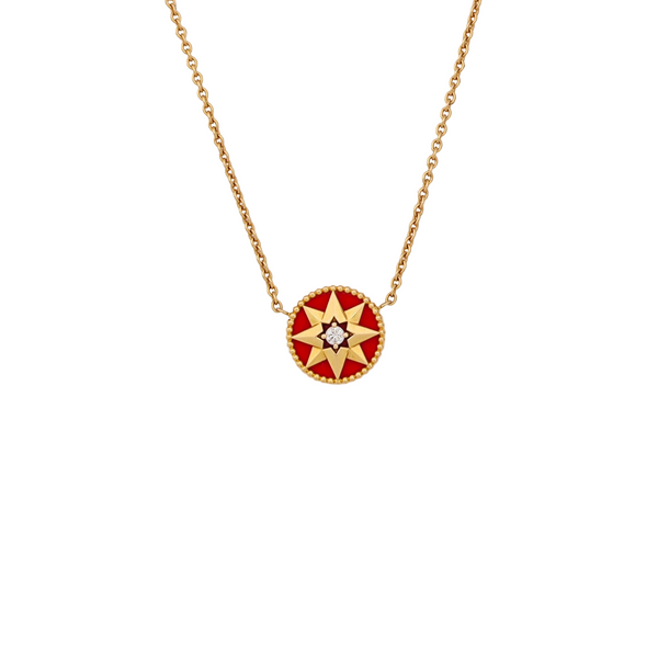 Rose Des Vents 18k Gold Rose Gold Necklace