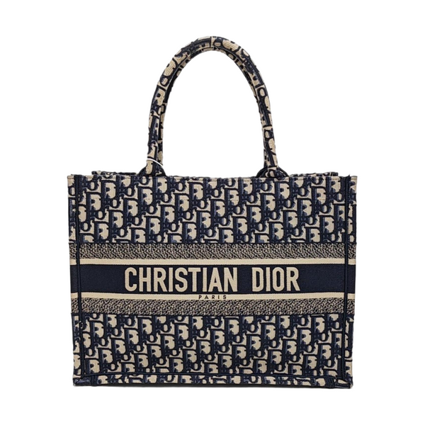 Book Tote Medium Canvas Blue