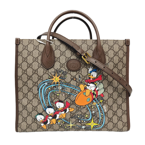 Disney X Gucci Monogram Coated Canvas Beige