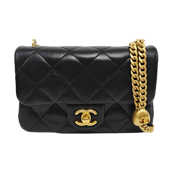 CLASSIC FLAP Mini Quilted Lambskin Black