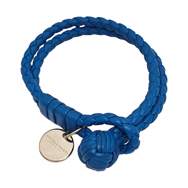Leather Blue Bracelet