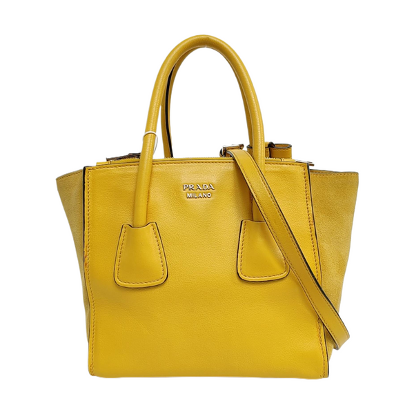 Calfskin Tote Bag Yellow