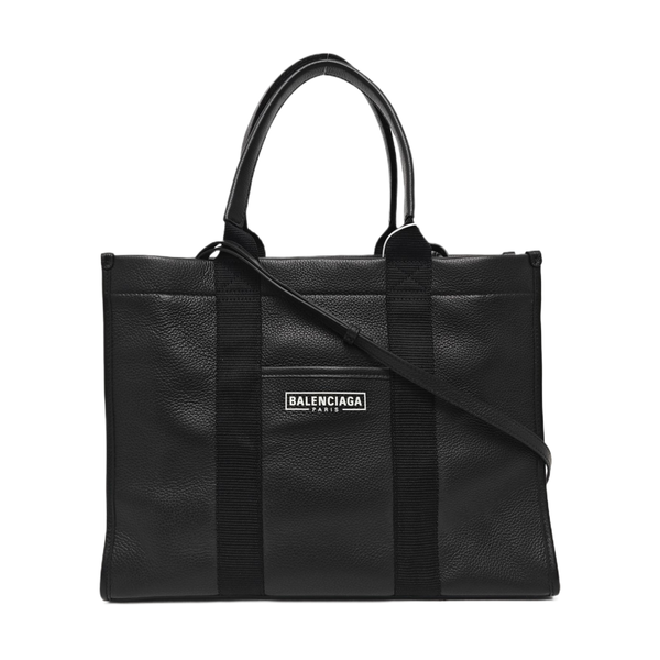 Calfskin Shoulder Bag Medium Black