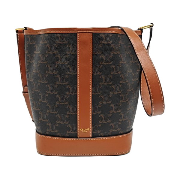 TRIOMPHE CANVAS Small Coated Canvas Brown