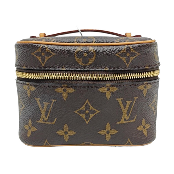 NICE Super Mini Monogram Coated Canvas Brown
