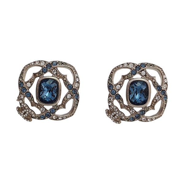 Metal Silver Stud Earrings