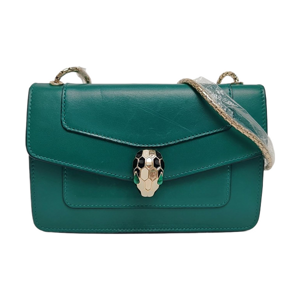SERPENTI FOREVER Calfskin Green