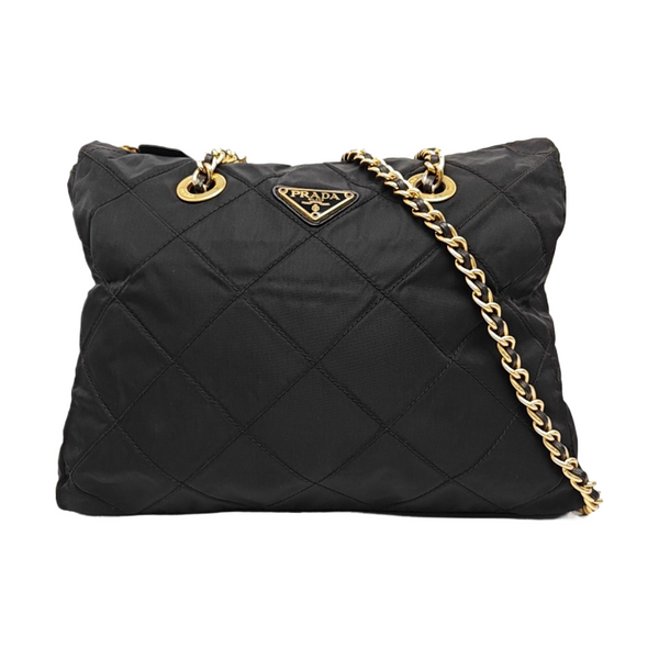 Re-Edition 1995 Chaîne Quilted Nylon Black