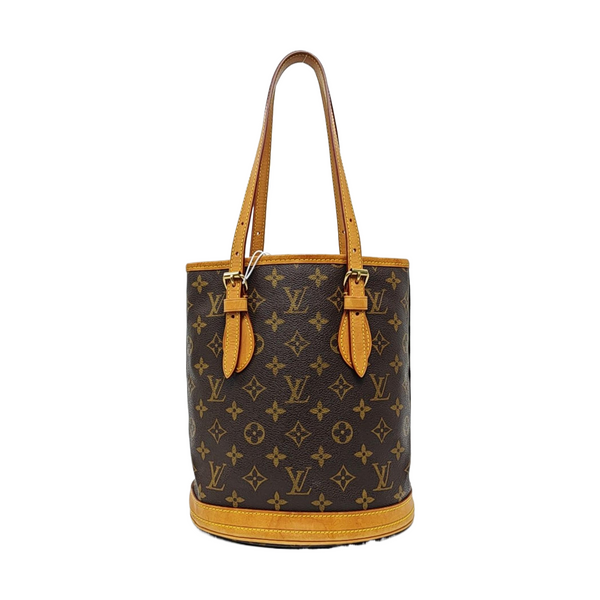 BUCKET PM Monogram Coated Canvas Brown