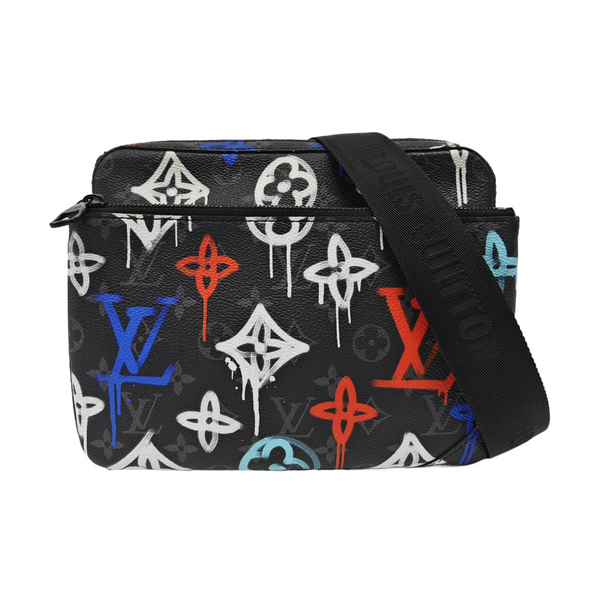 Monogram Coated Canvas Shoulder Bag Multicolor