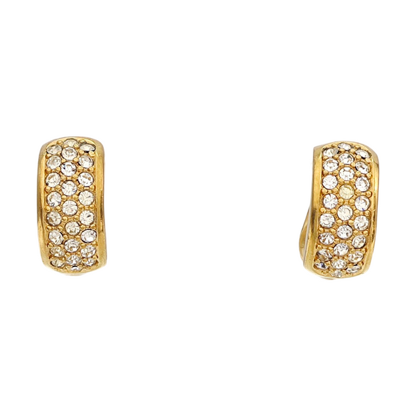 Metal Gold Clip On Earrings