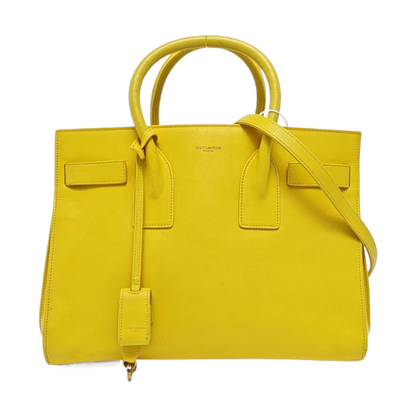 SAC DE JOUR Small Calfskin Yellow