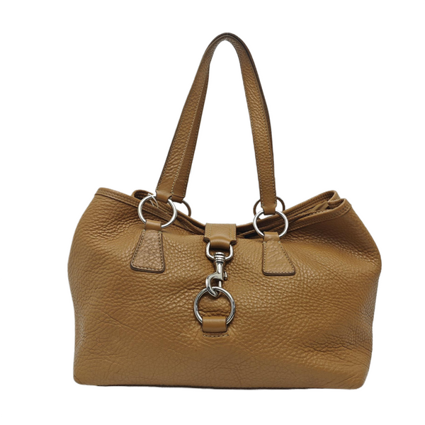 Calfskin Tote Bag Brown
