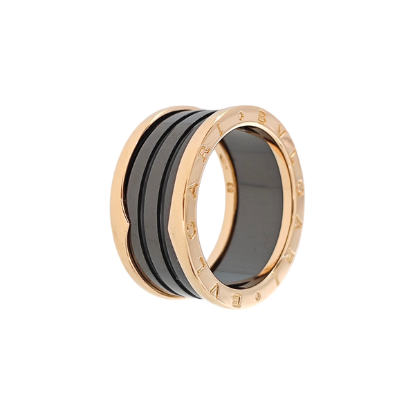 B.ZERO1 18k Rose Gold Ring EU 63