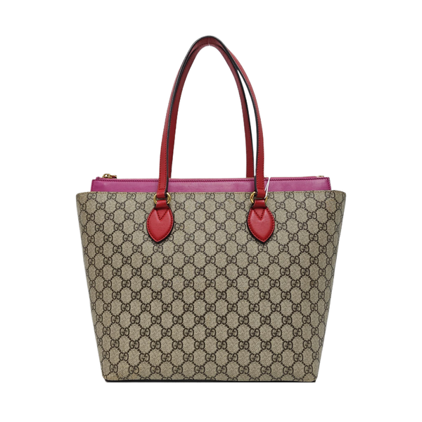 Monogram Coated Canvas Shoulder Bag Beige