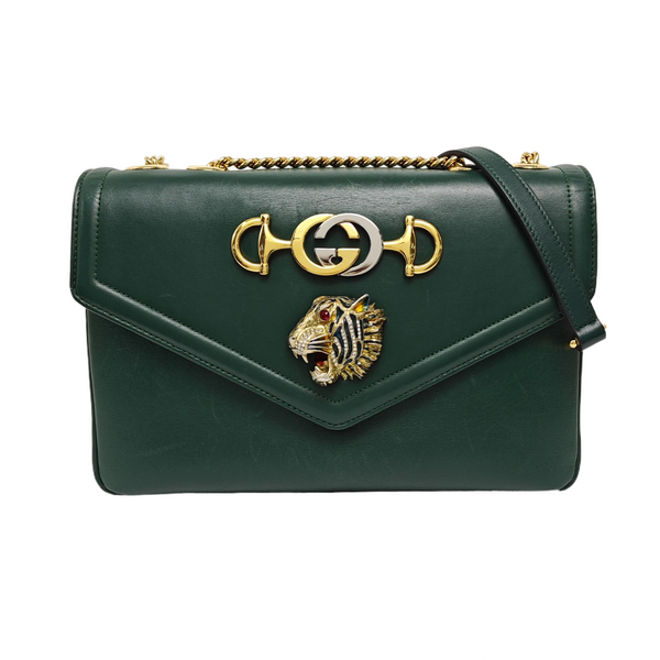 Rajah Medium Calfskin Green