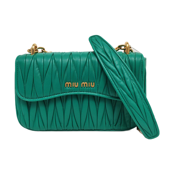 Quilted Lambskin Green