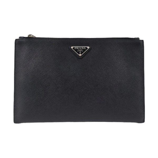Clutch Saffiano Calfskin Black