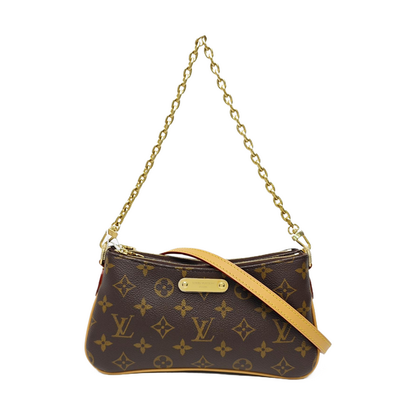 LIV POCHETTE Monogram Coated Canvas Brown