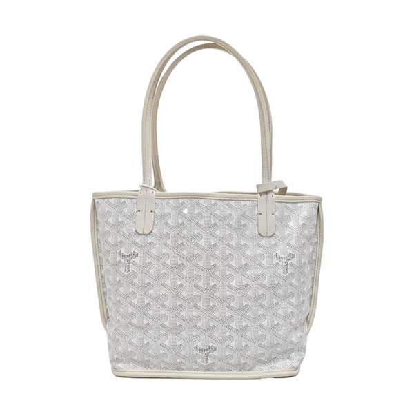 Anjou Mini Coated Canvas White