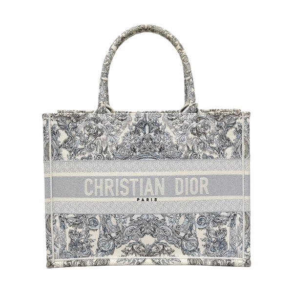 Book Tote Medium Canvas Blue