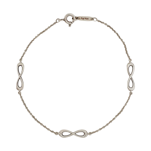 Tiffany Infinity 925 Sterling Silver Bracelet